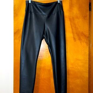 Faux leather leggings by Rachel Zoe . Worn with no tags. Lose Seams on waist